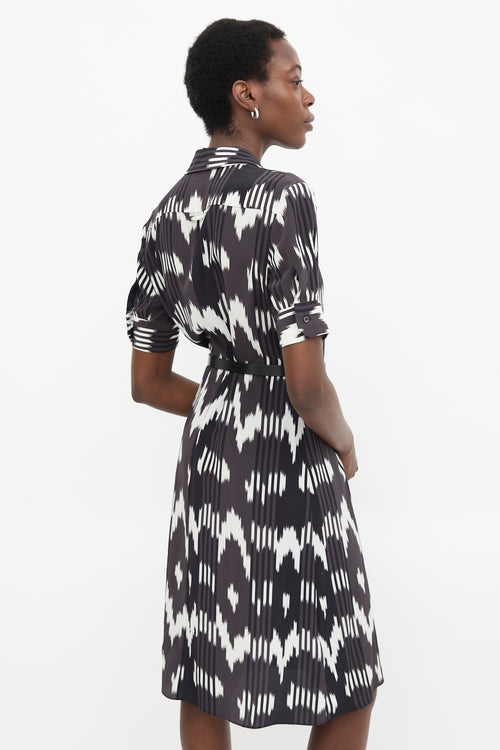 Altuzarra Silk Mixed Print Dress