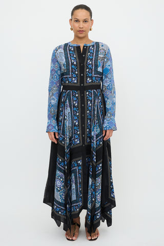 Altuzarra Silk Scarf Printed Maxi Dress
