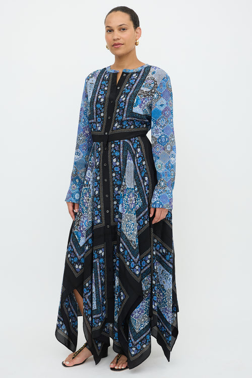 Altuzarra Silk Scarf Printed Maxi Dress