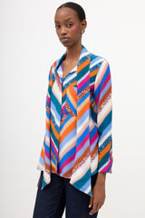 Altuzarra Silk Striped Blouse