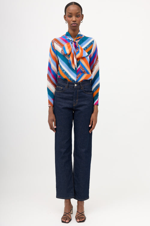 Altuzarra Silk Striped Blouse