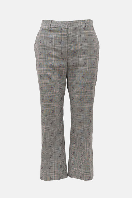 Altuzarra Wool Glen Check Suit Set