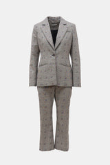 Altuzarra Wool Glen Check Suit Set