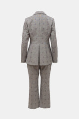 Altuzarra Wool Glen Check Suit Set