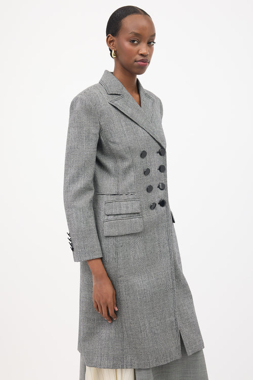 Altuzarra Wool Houndstooth Coat