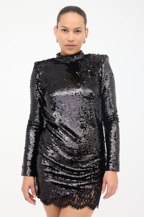 Amanda Uprichard Sequin Mini Dress