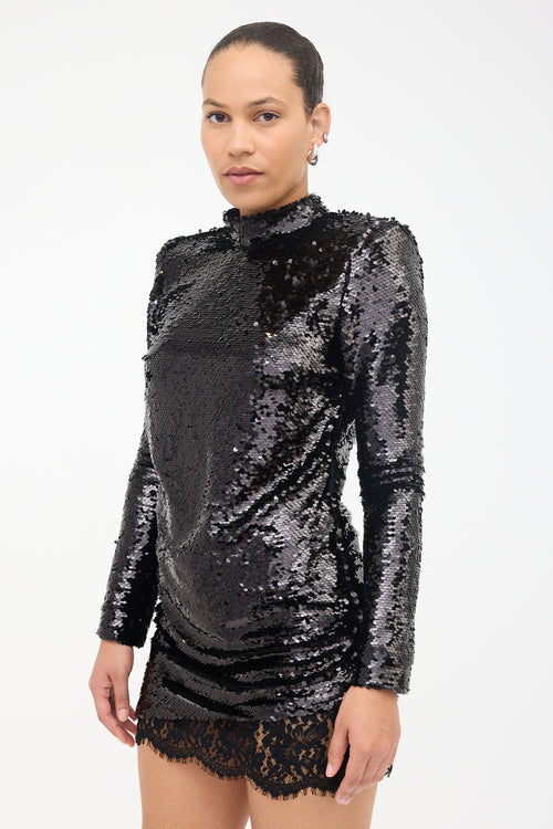 Amanda Uprichard Sequin Mini Dress