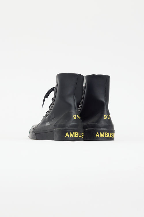 Ambush X Converse Black Pro Leather Sneaker