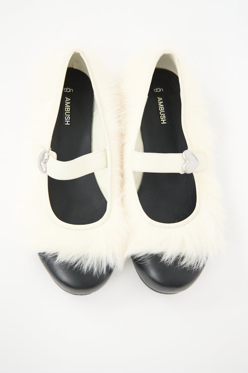 Ambush X Ugg Faux Fur Flat