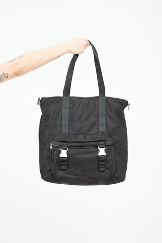 AMI Paris De Coeur Nylon Tote Bag