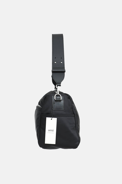 AMI Paris Marcel Nylon Shoulder Bag