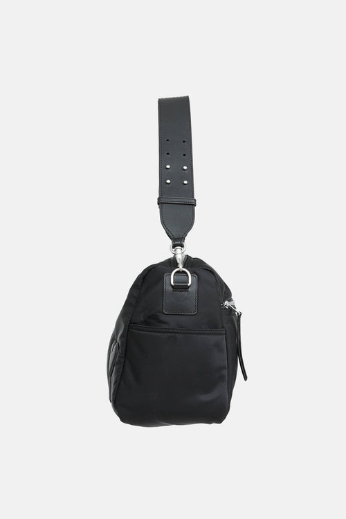 AMI Paris Marcel Nylon Shoulder Bag