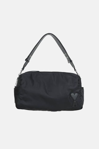 AMI Paris Marcel Nylon Shoulder Bag
