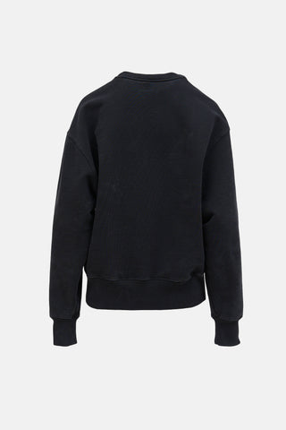 AMI ParisEmbroidered Heart Crewneck Sweater
