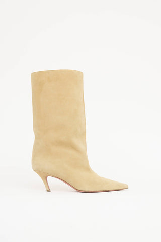 Amina MuaddiSuede Fiona Boot