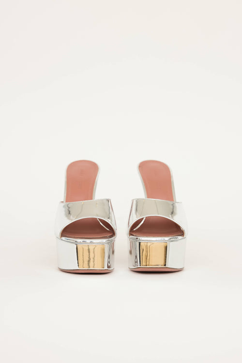 Amina Muaddi Dalida Platform Sandal