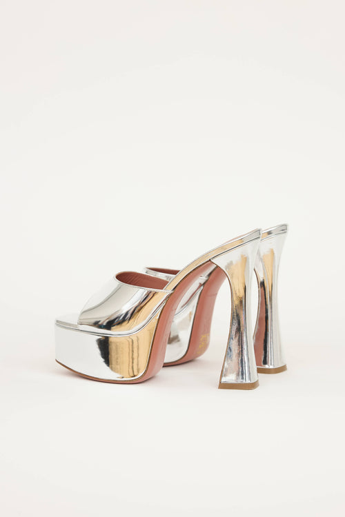 Amina Muaddi Dalida Platform Sandal
