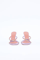 Amina Muaddi Glida Crystal Sandal