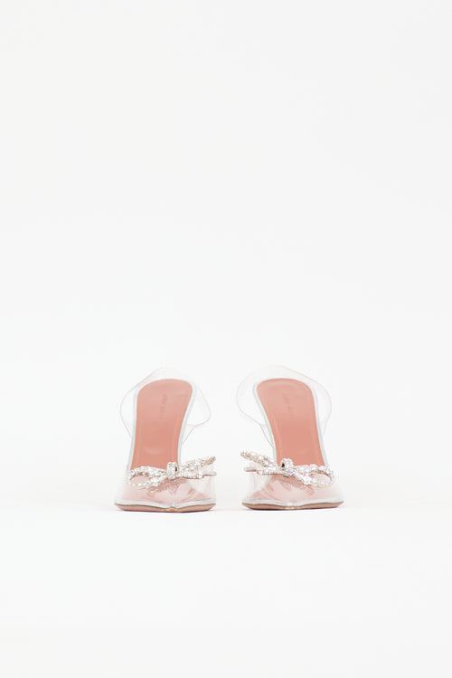 Amina Muaddi PVC Begum Heel