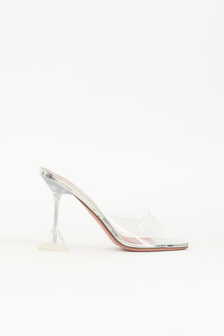 Amina Muaddi PVC Lupita Mule