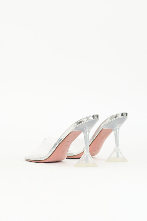 Amina Muaddi PVC Lupita Mule