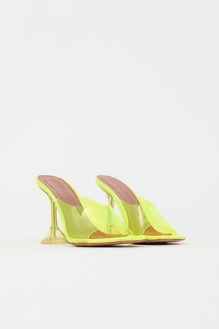 Amina Muaddi PVC Lupita Mule