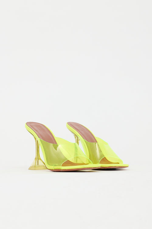 Amina Muaddi PVC Lupita Mule