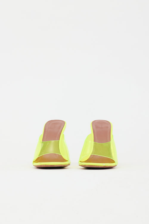 Amina Muaddi PVC Lupita Mule