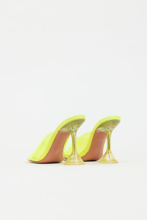 Amina Muaddi PVC Lupita Mule