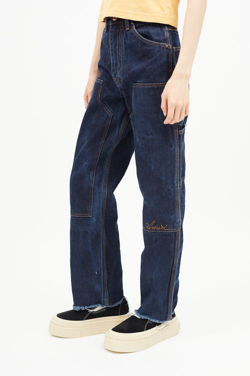 Blue Denim Carpenter Jeans
