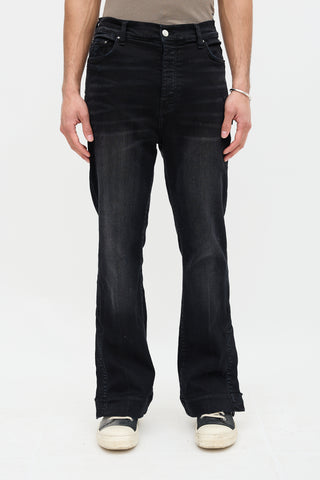 Amiri Distressed Bootcut Jeans