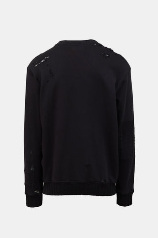 Distressed Logo Sweatshirt