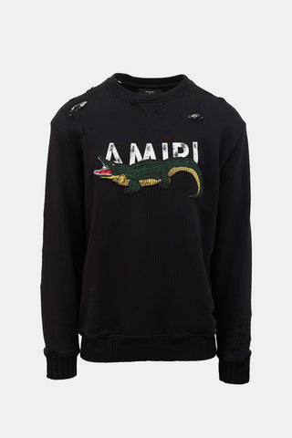 Distressed Logo Sweatshirt