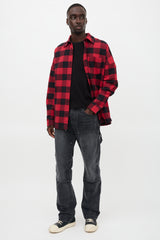Amiri Distressed Straight Leg Jeans
