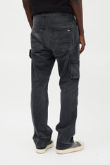 Amiri Distressed Straight Leg Jeans