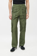 Amiri Green Cargo Zip Pant