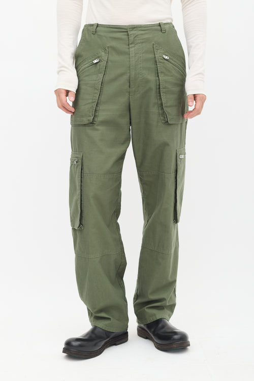 Amiri Khaki Green Cargo Pant