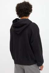 Amiri Leather Patch Logo Hoodie