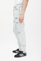 Amiri Light Blue Distressed Jeans