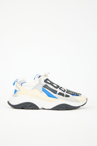 Amiri Mesh & Suede Bone Sneaker