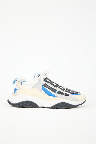 Amiri Mesh & Suede Bone Sneaker