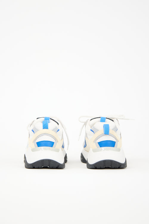 Amiri Mesh & Suede Bone Sneaker