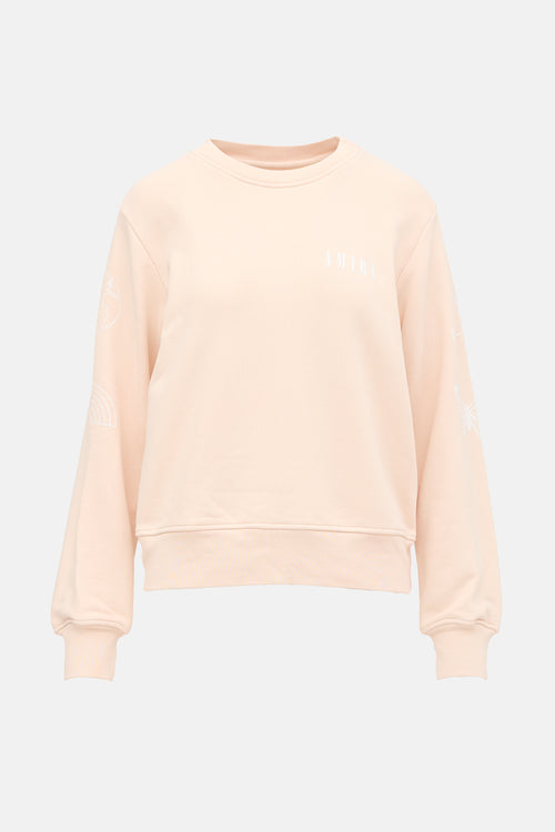 Amiri Printed Crewneck Sweatshirt