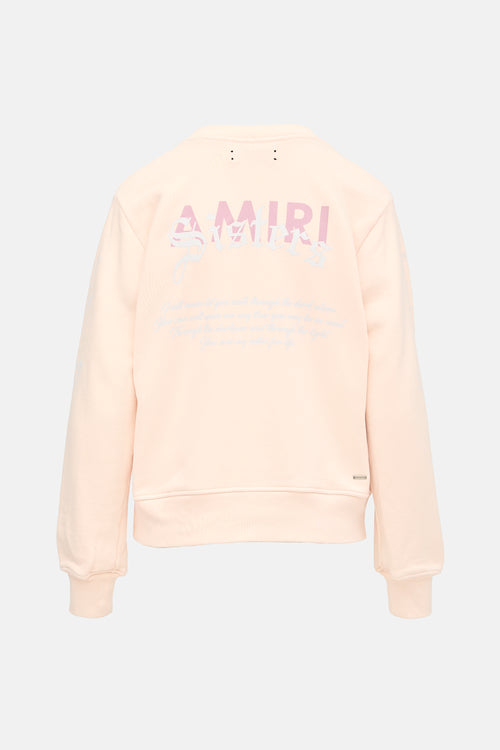 Amiri Printed Crewneck Sweatshirt