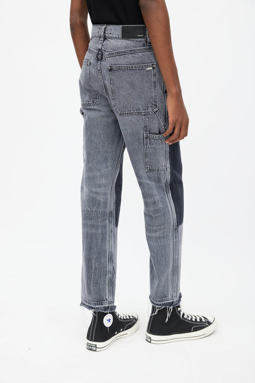 Amiri Washed Grey Carpenter Jeans