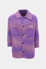 Amiri Wool Embroidered Logo Cardigan