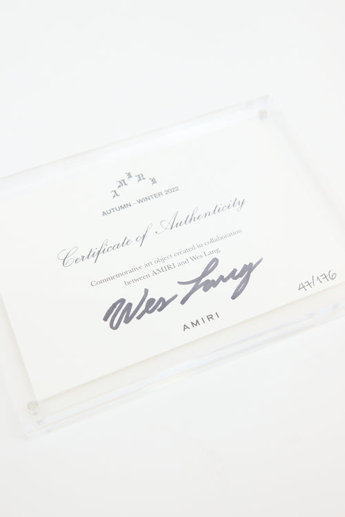 Amiri X Wes Lang F/W 2022 Printed Scarf