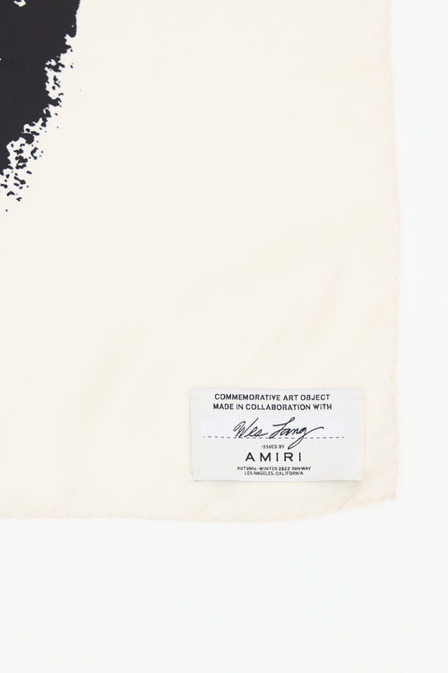 Amiri X Wes Lang F/W 2022 Printed Scarf