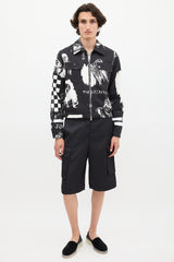Amiri X Wes Lang Black & White Sketch Jacket