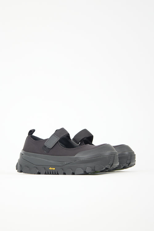 Amomento Neoprene Mary Jane Flat